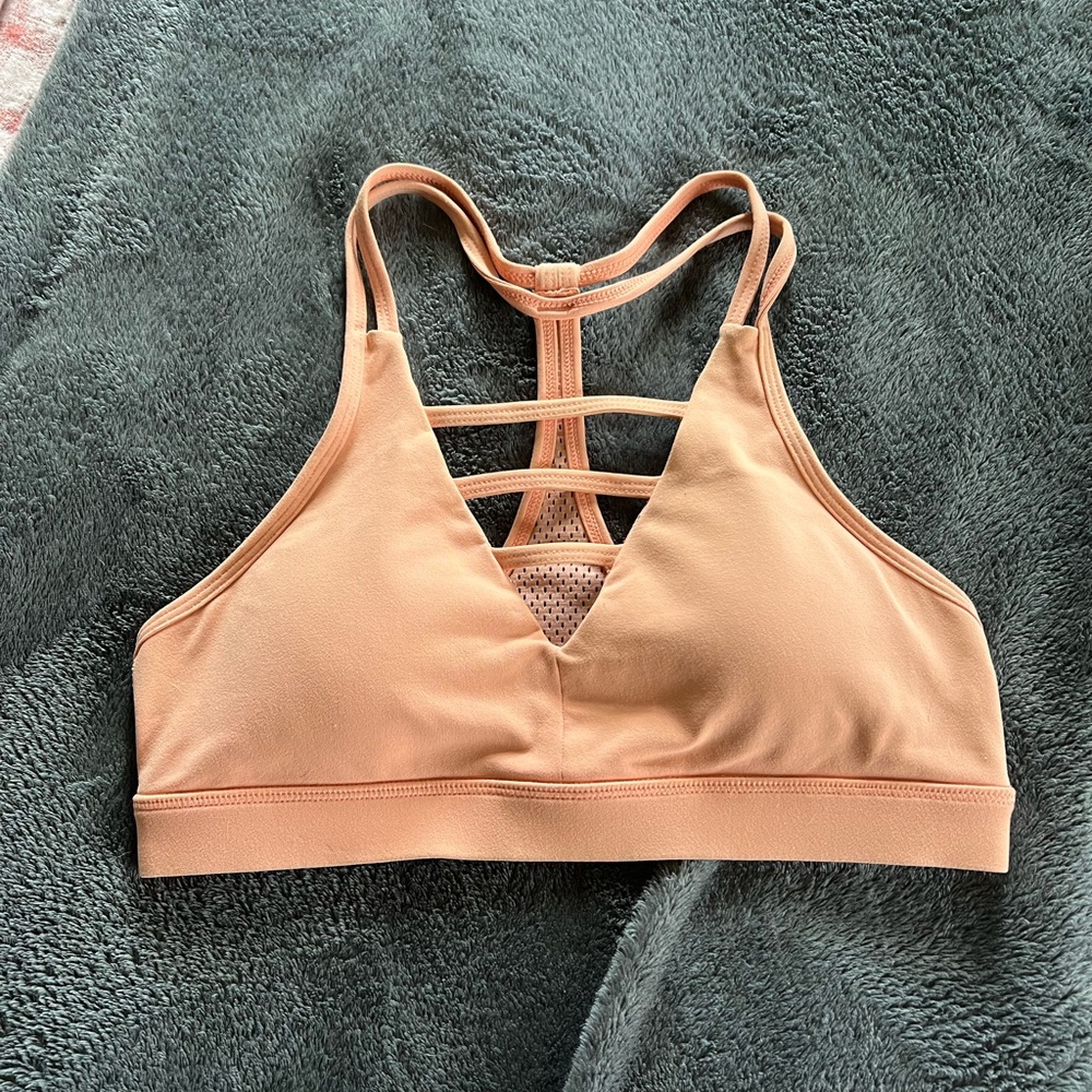 Zyia Peach Grid Bra